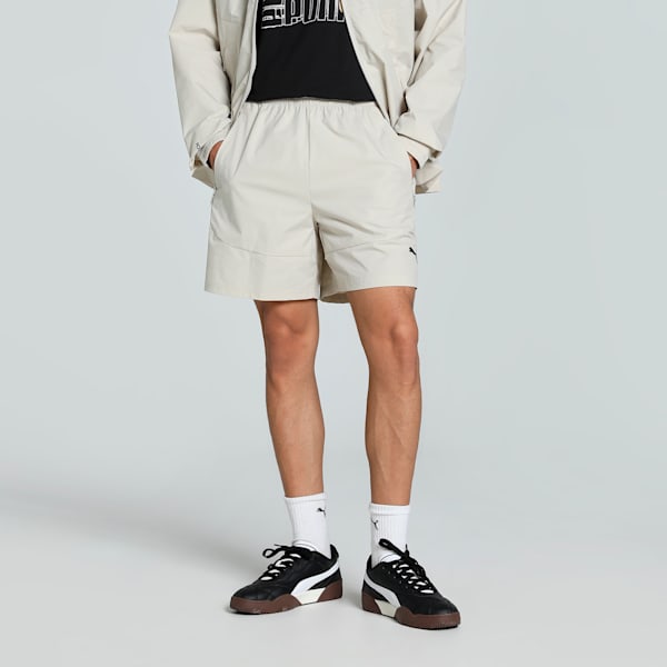 PUMATECH Men's Relaxed Fit 6" Shorts, Desert Dust, extralarge-IND